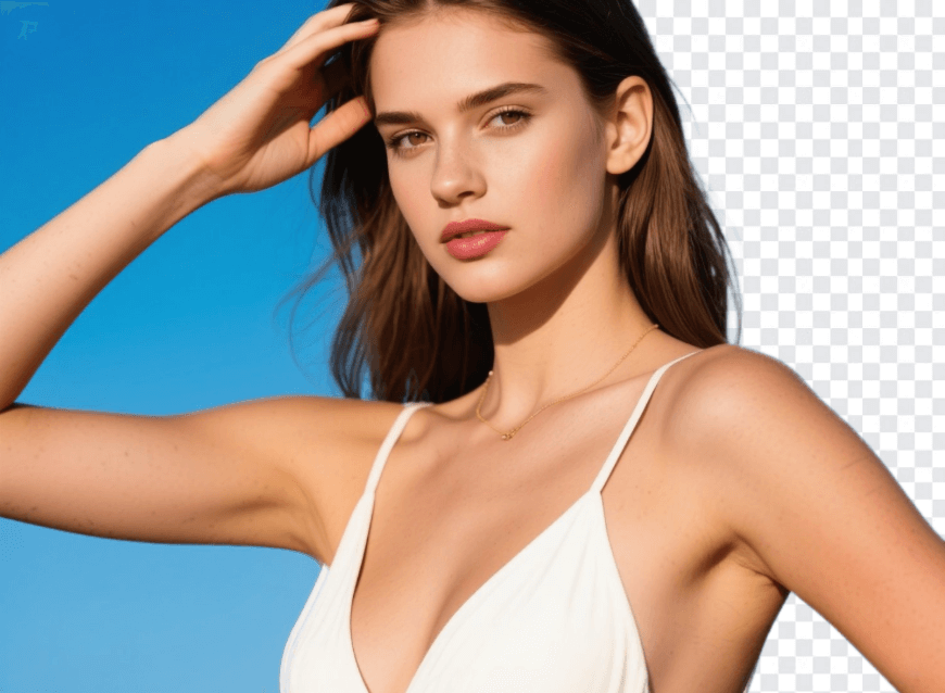 Make portrait background transparent