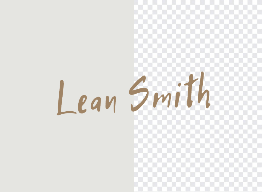 Make text background transparent