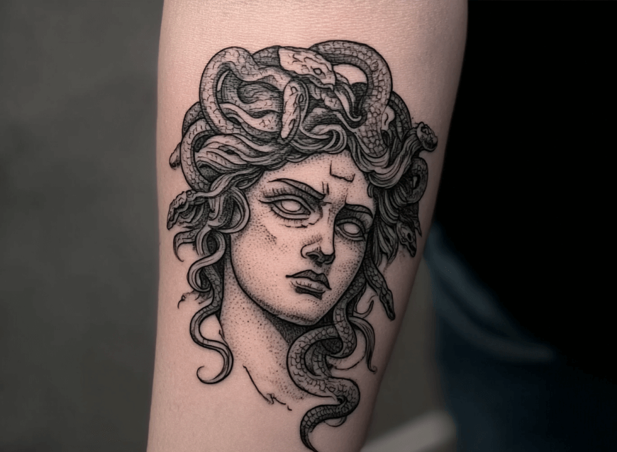 Idéias para tatuagens de Medusa