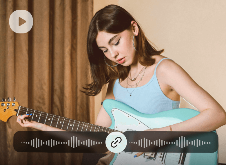 Merge your audio files with audio joiner in clipfly