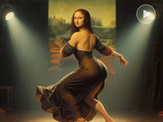 Mona Lisa rebolando