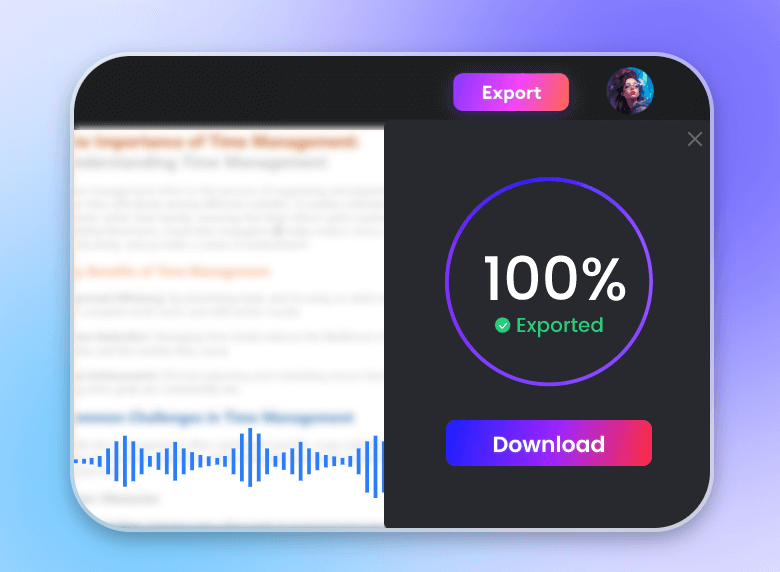 Preview and download