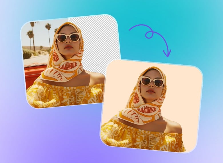 Remove and change video background