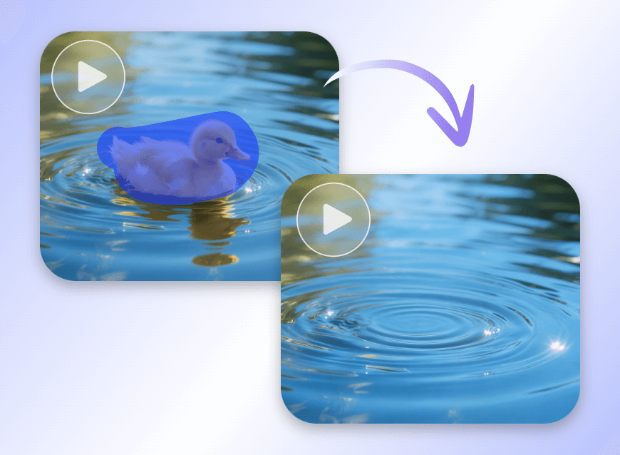 Remove object from video