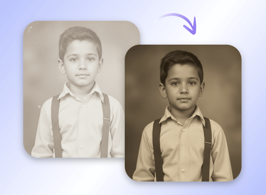 Restore faded or discolored images