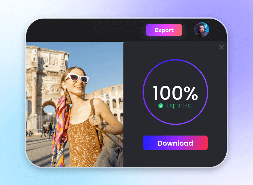 Save the video of a girl