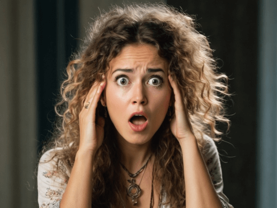 Scared and fear video effect