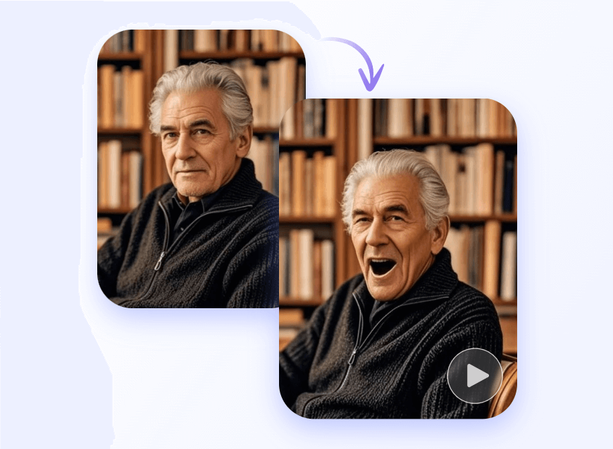 Senior talking avatar