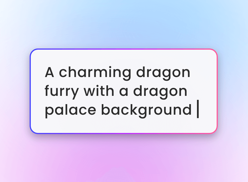 Step 1 enter furry ai art text prompt