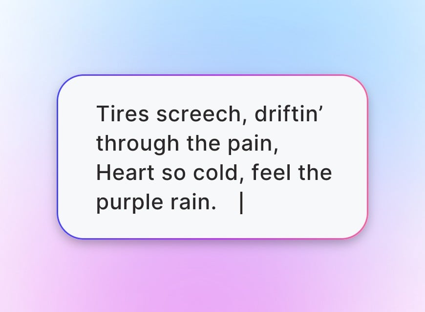 Step 1 enter or AI generate lyrics in Clipfly AI phonk maker