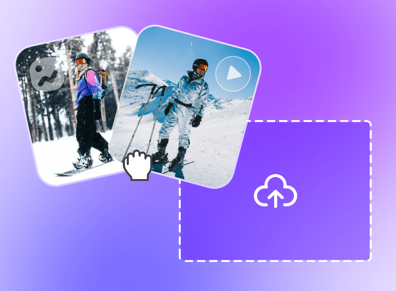 Step 1 for clipfly reel maker upload materials