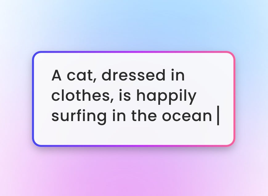 Step 1 input text to Clipfly AI video generator