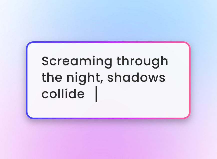 Step 1 input text to Clipfly AI video generator