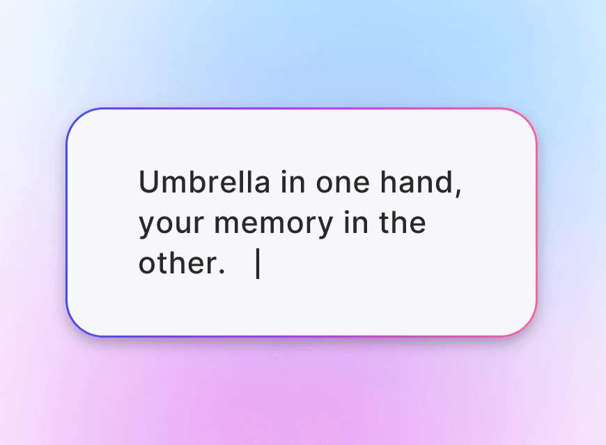 Step 1 to enter lyrics to generate a lofi song