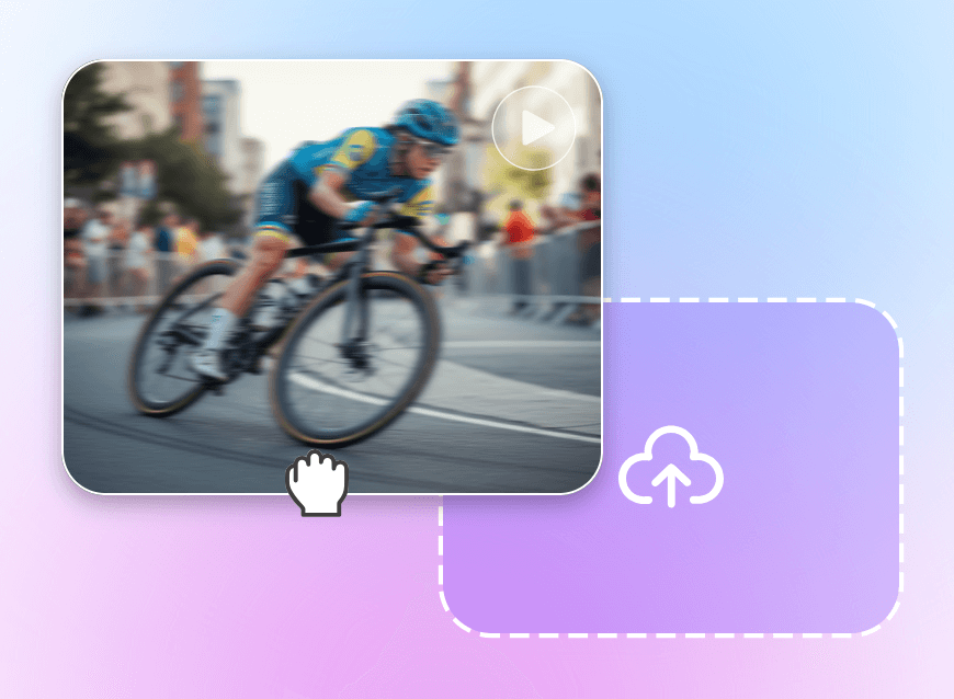 Step 1 upload a low frame rate video to cliply free online ai frame interpolation