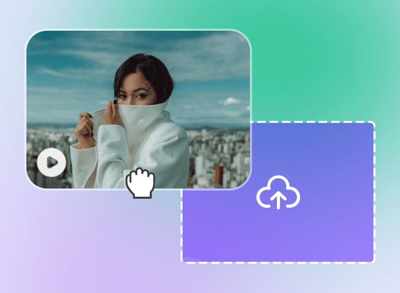 Step 1 upload a video to clipfly video image overlay tool