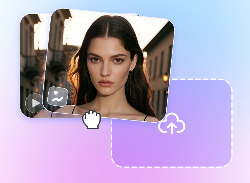 Step 1 upload an image or a video which you wish to keep the body but remove the head