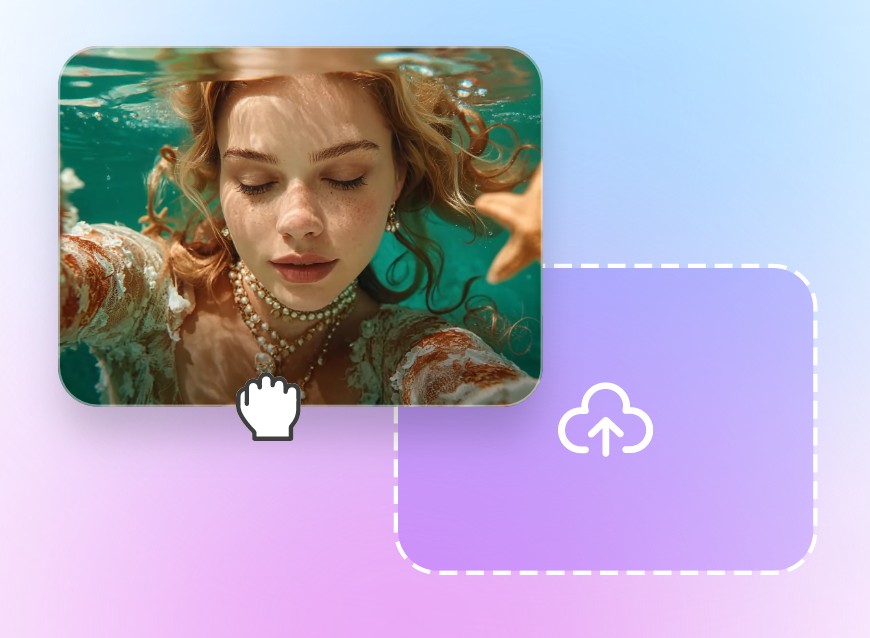 Step 1 upload an image to Clipfly Ai image to video converter