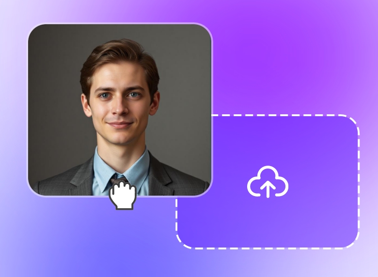 Passo 1: carregue uma imagem no nosso criador de vídeos do Super-Homem com IA