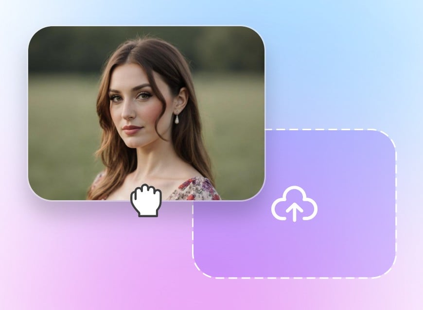 Step 1 upload an image to use Cliply AI filter