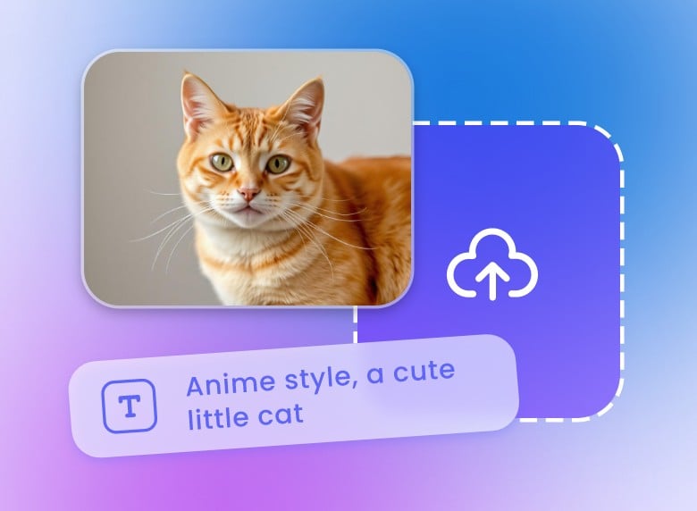 Etapa 1: carregue a imagem ou insira o prompt no gerador de vídeo de animação Clipfly AI