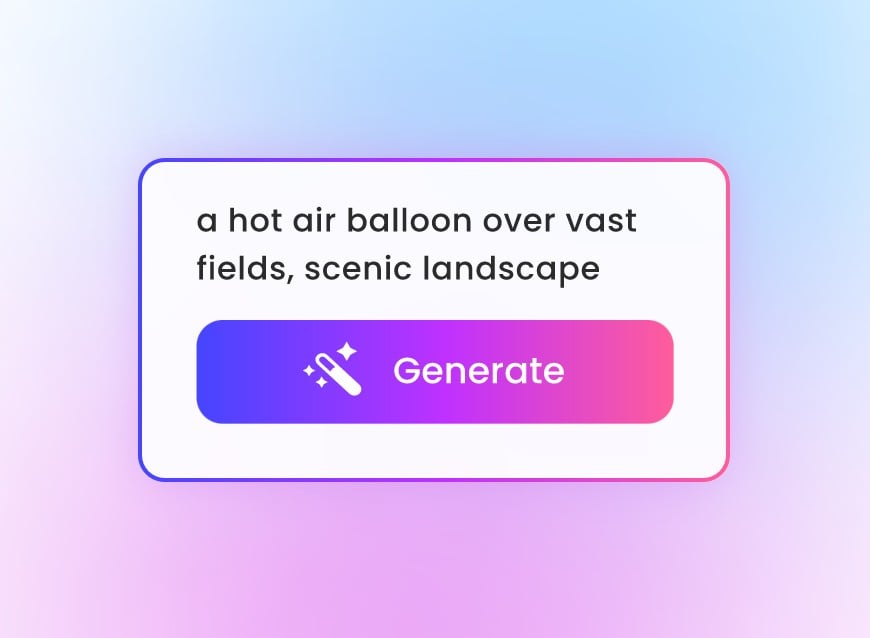 Step 1 write text prompts to describe your desired image content