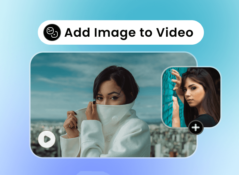 Step 2 add image to video online in clipfly