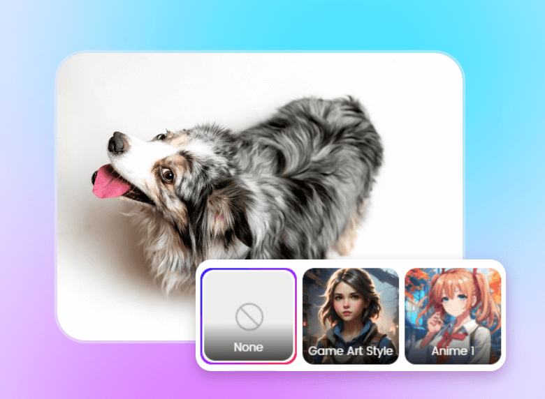 Step 2 choose a favorite style for your video