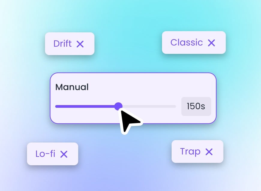 Step 2 configure phonk music style and length