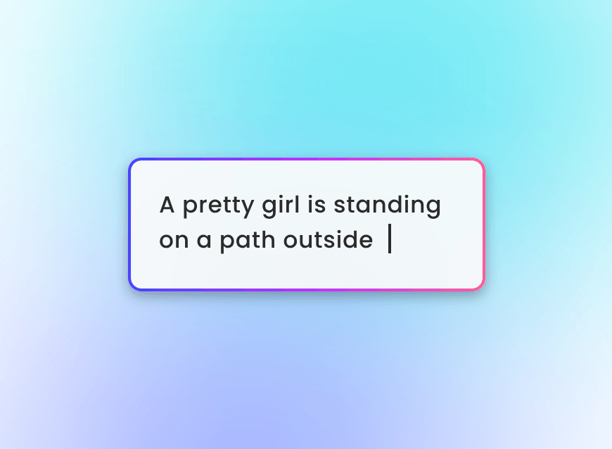 Step 2 enter a prompt to generate an AI video