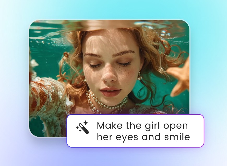 Step 2 enter text prompts to animate the image as desired