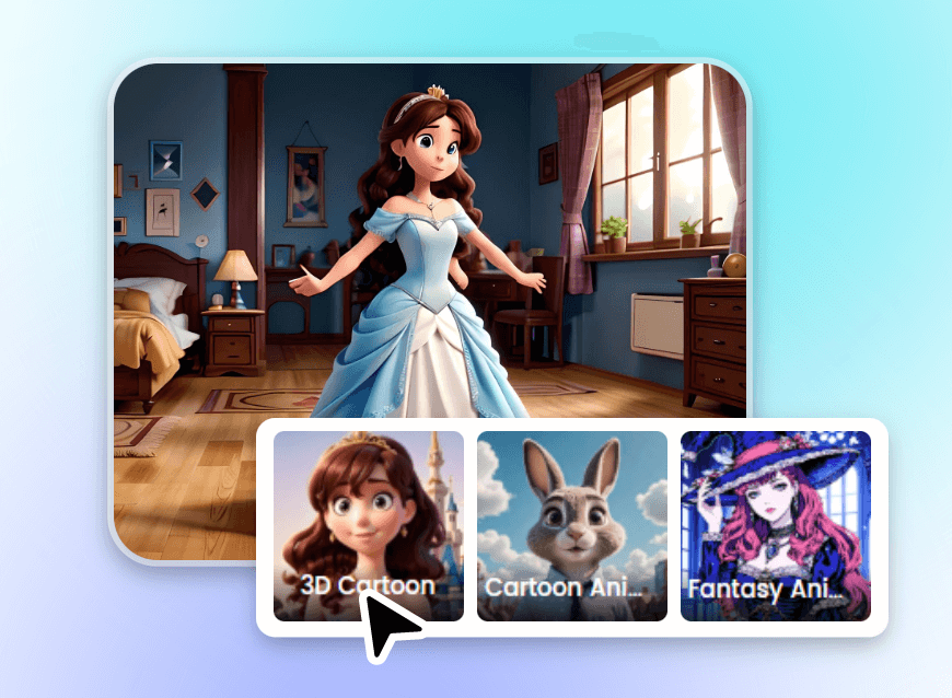 Step 2 for disney pixar ai generator create image