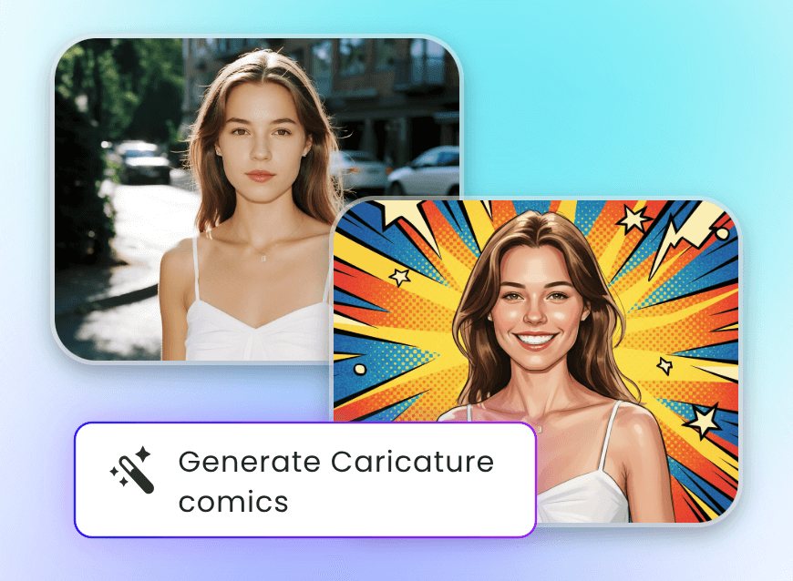 Step 2 turn the image into a caricature