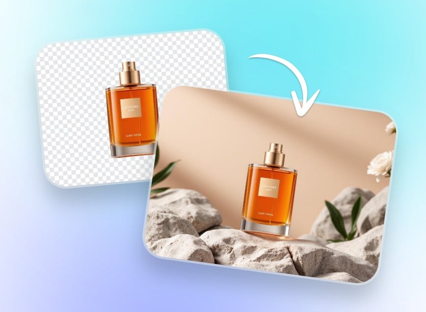 Step 3 add background colors or images as desired