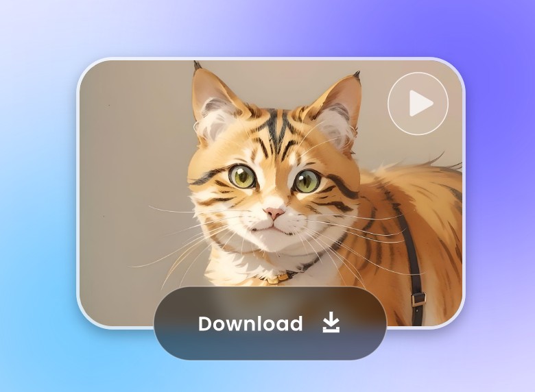 Etapa 3: baixe o vídeo animado da IA ​​ou continue editando