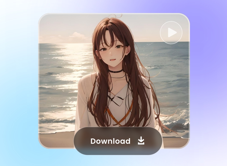 Schritt 3 Das KI generierte Video in hoher Qualität herunterladen