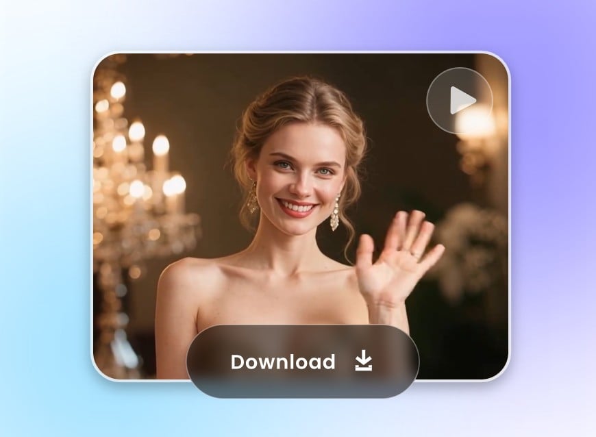 Step 3 download the AI generated video