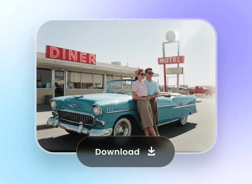 Step 3 download the colorized photo without watermark