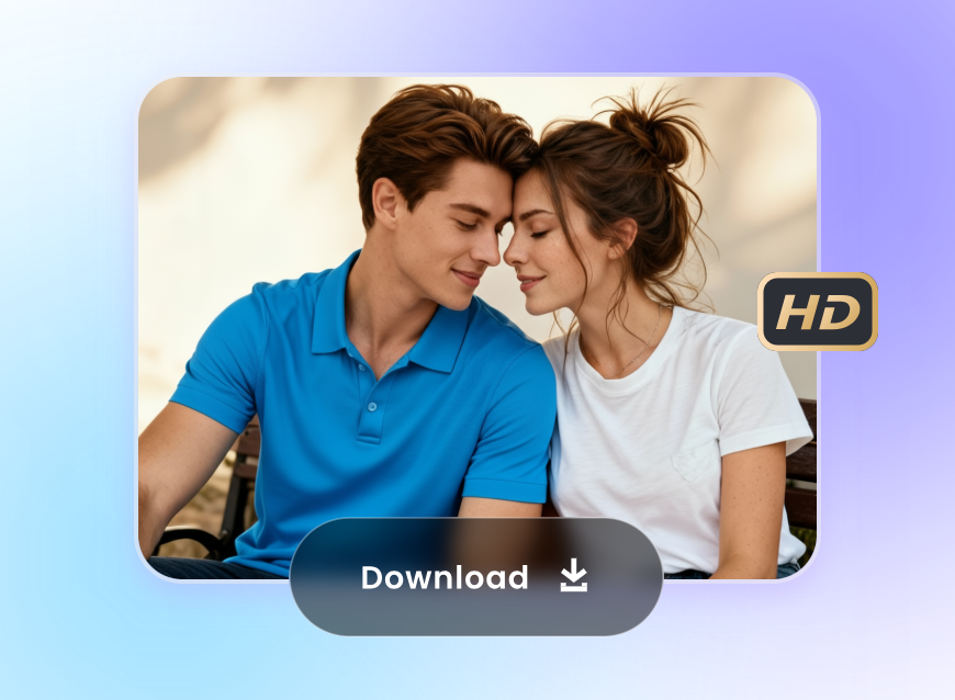 Step 3 download the generated couple photo