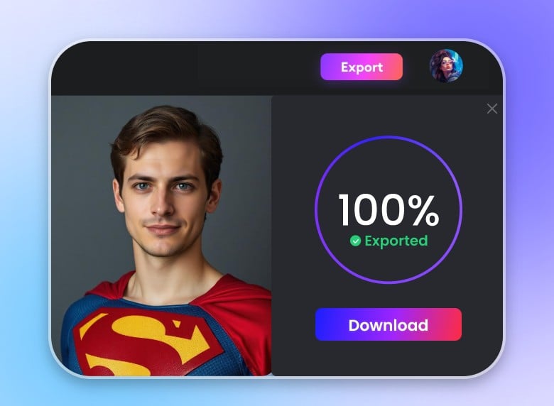 passo 3 baixe o vídeo do papai noel com ia transformado