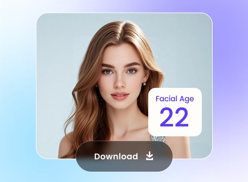 Step 3 get and download the AI age calculation result
