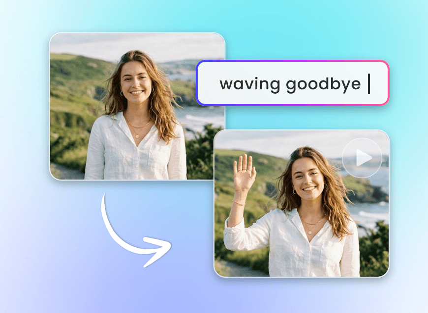 Step 3 input an image and enter a prompt to generate an AI video