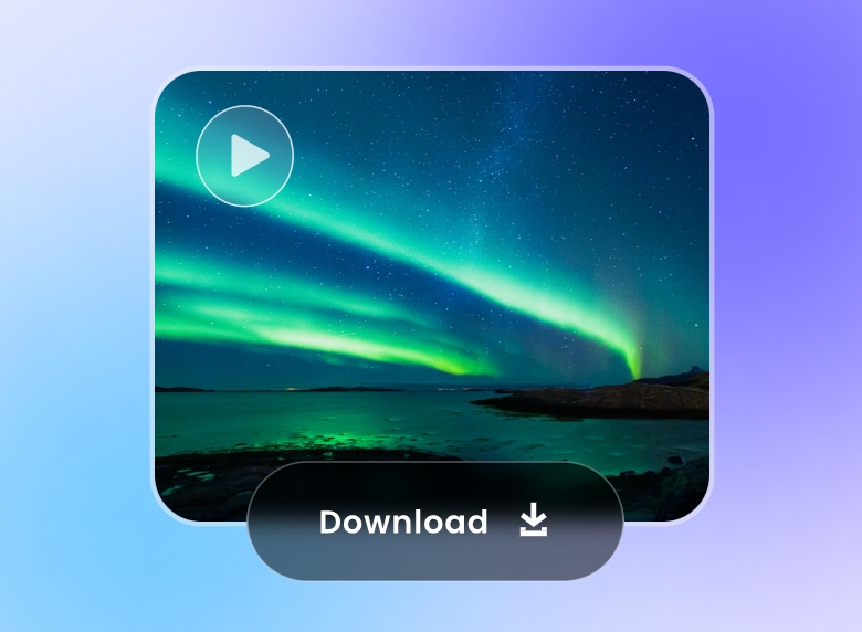 Etapa 3: continue editando ou baixe o vídeo gerado pela IA no Clipfly