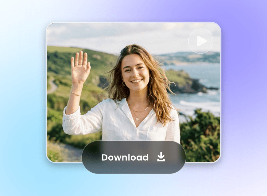 Step 4 download the AI generated video
