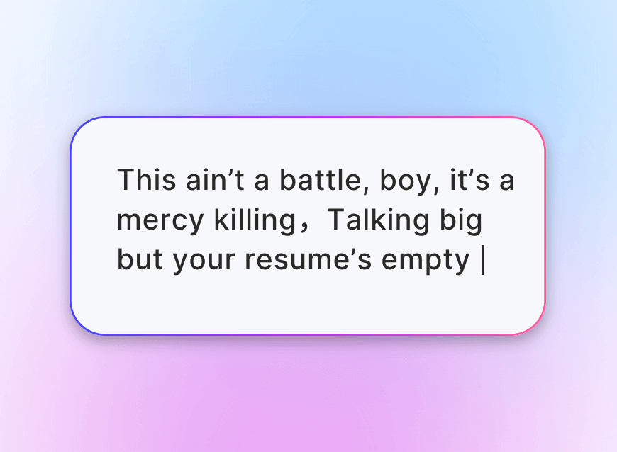 Step one enter lyrics in clipfly ai diss track maker