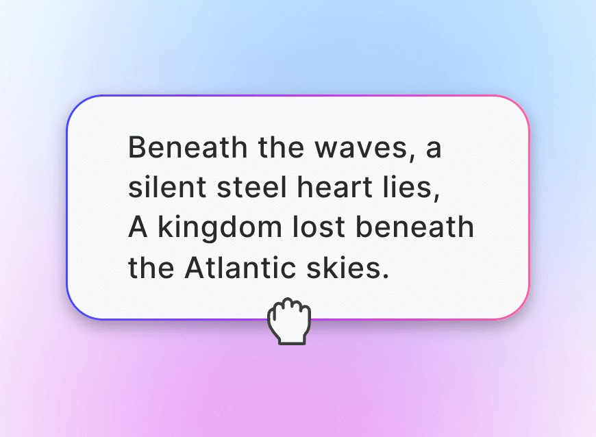 Step one input your lyrics into clipfly ai voice generator
