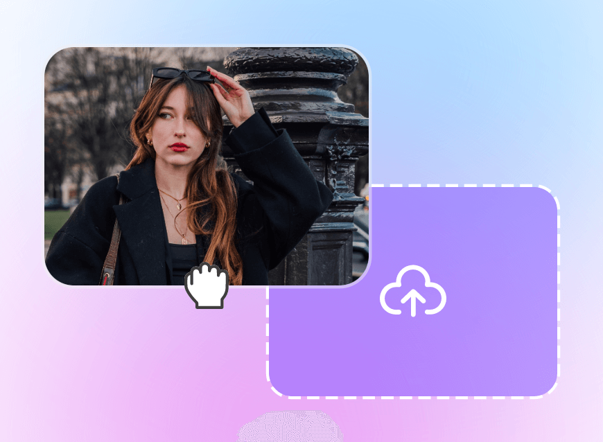 Step one to upload a girl picture