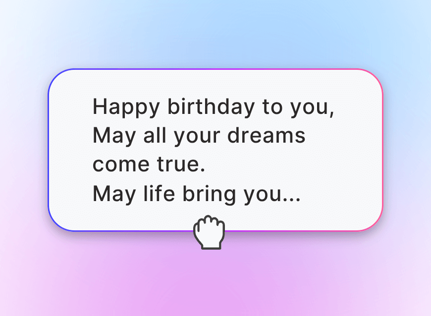 Step one type in the lyrics and let clipfly generate ai birthday song for you