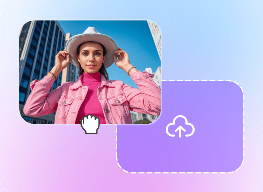 Step one upload an image