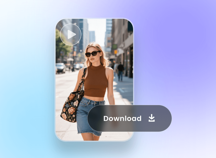 Step three export and download the edited video